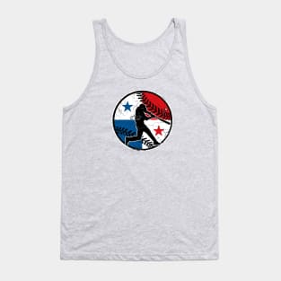 Panama Flag Baseball Hitter Italy Baseball Fan Panama Tank Top